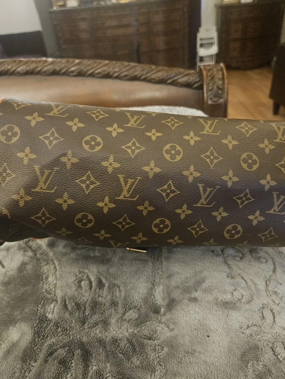 Louis Vuitton Brown Monogram Travel Shoulder Bag
